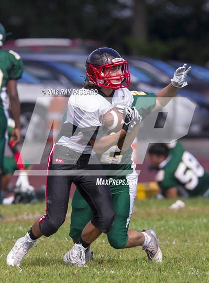 Thumbnail 3 in Patchogue-Medford vs Floyd JV photogallery.