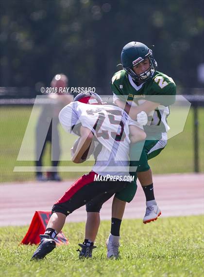 Thumbnail 3 in Patchogue-Medford vs Floyd JV photogallery.