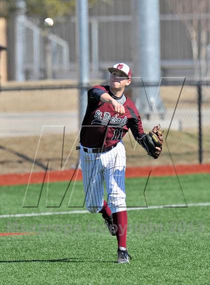 Thumbnail 1 in John Paul II vs St. Michaels (Texas Private School Classic) photogallery.