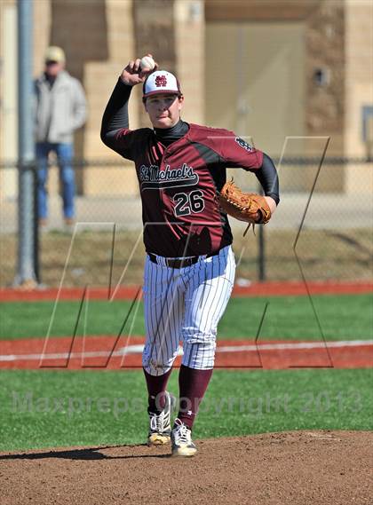 Thumbnail 2 in John Paul II vs St. Michaels (Texas Private School Classic) photogallery.