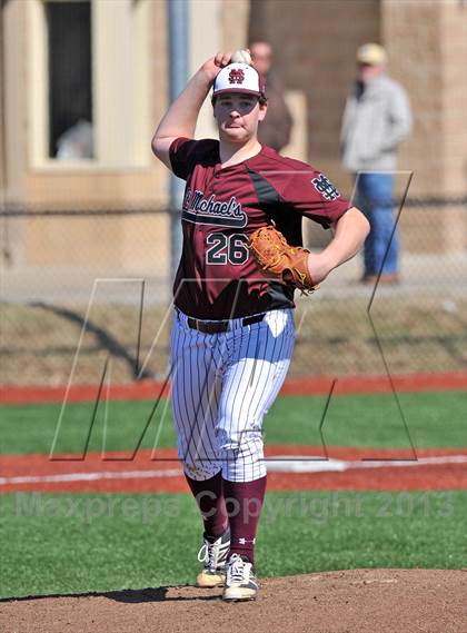 Thumbnail 2 in John Paul II vs St. Michaels (Texas Private School Classic) photogallery.