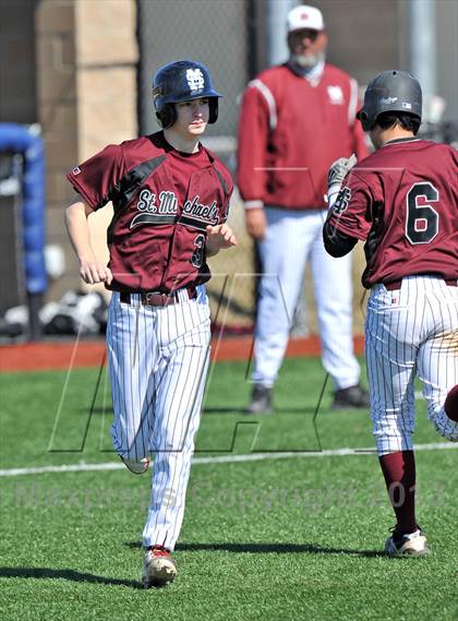 Thumbnail 1 in John Paul II vs St. Michaels (Texas Private School Classic) photogallery.