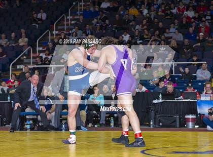 Thumbnail 2 in NYSPHSAA D1 Wrestling Championships (Finals 170 - 285 lbs) photogallery.