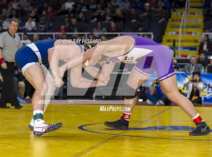 Thumbnail 2 in NYSPHSAA D1 Wrestling Championships (Finals 170 - 285 lbs) photogallery.