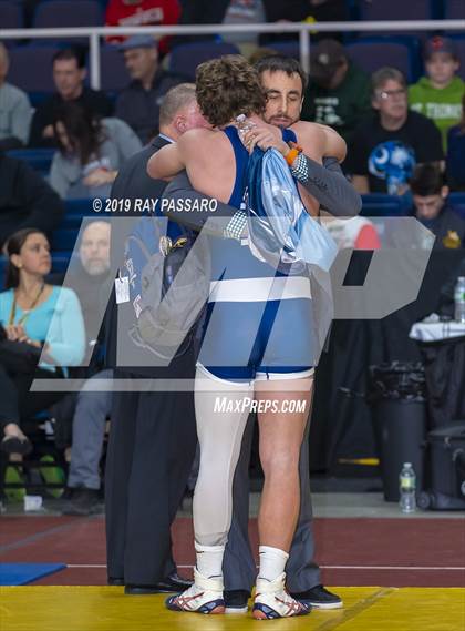 Thumbnail 1 in NYSPHSAA D1 Wrestling Championships (Finals 170 - 285 lbs) photogallery.