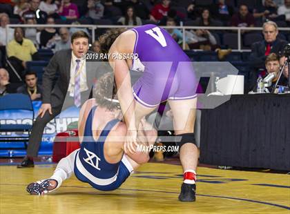 Thumbnail 2 in NYSPHSAA D1 Wrestling Championships (Finals 170 - 285 lbs) photogallery.