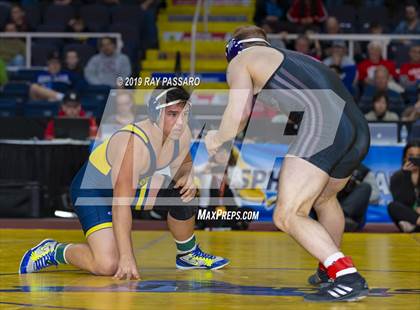 Thumbnail 1 in NYSPHSAA D1 Wrestling Championships (Finals 170 - 285 lbs) photogallery.