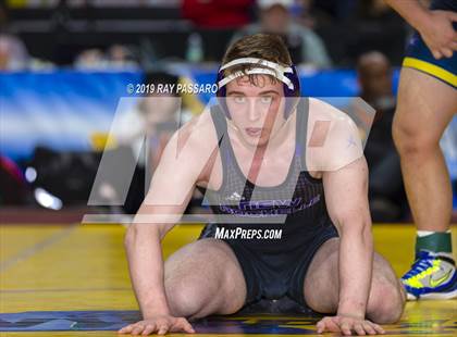 Thumbnail 2 in NYSPHSAA D1 Wrestling Championships (Finals 170 - 285 lbs) photogallery.