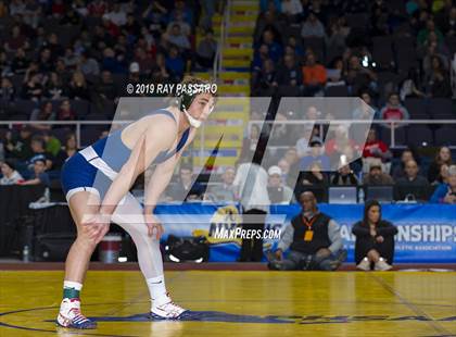 Thumbnail 2 in NYSPHSAA D1 Wrestling Championships (Finals 170 - 285 lbs) photogallery.
