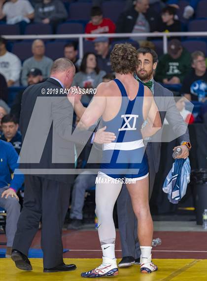 Thumbnail 3 in NYSPHSAA D1 Wrestling Championships (Finals 170 - 285 lbs) photogallery.