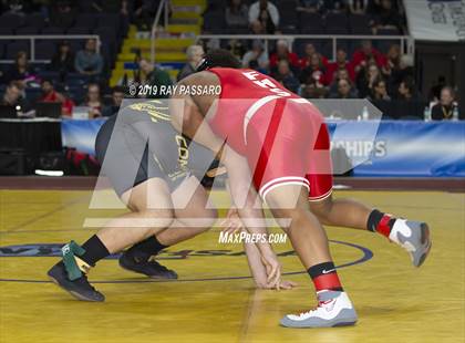 Thumbnail 1 in NYSPHSAA D1 Wrestling Championships (Finals 170 - 285 lbs) photogallery.
