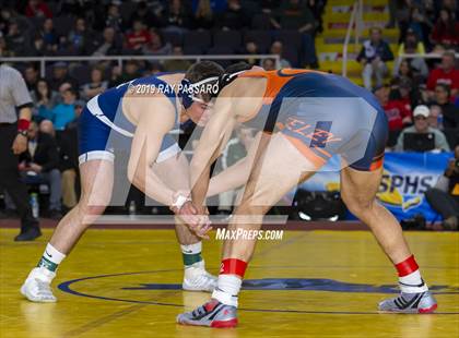 Thumbnail 2 in NYSPHSAA D1 Wrestling Championships (Finals 170 - 285 lbs) photogallery.