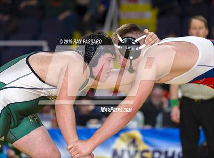 Thumbnail 3 in NYSPHSAA D1 Wrestling Championships (Finals 170 - 285 lbs) photogallery.