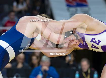Thumbnail 1 in NYSPHSAA D1 Wrestling Championships (Finals 170 - 285 lbs) photogallery.