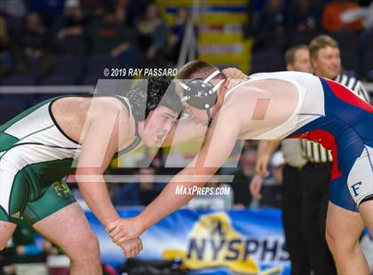 Thumbnail 1 in NYSPHSAA D1 Wrestling Championships (Finals 170 - 285 lbs) photogallery.