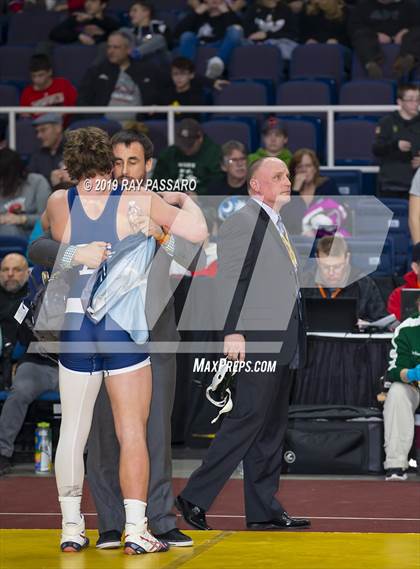 Thumbnail 2 in NYSPHSAA D1 Wrestling Championships (Finals 170 - 285 lbs) photogallery.