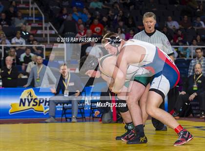 Thumbnail 3 in NYSPHSAA D1 Wrestling Championships (Finals 170 - 285 lbs) photogallery.