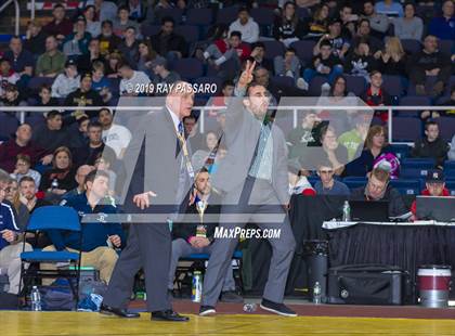 Thumbnail 1 in NYSPHSAA D1 Wrestling Championships (Finals 170 - 285 lbs) photogallery.