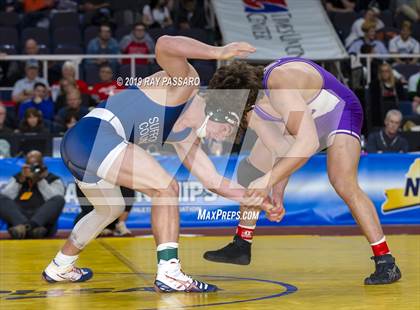 Thumbnail 3 in NYSPHSAA D1 Wrestling Championships (Finals 170 - 285 lbs) photogallery.