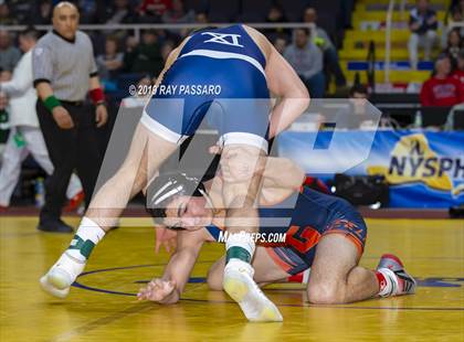 Thumbnail 3 in NYSPHSAA D1 Wrestling Championships (Finals 170 - 285 lbs) photogallery.