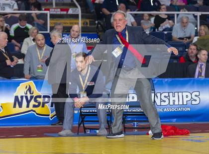 Thumbnail 1 in NYSPHSAA D1 Wrestling Championships (Finals 170 - 285 lbs) photogallery.