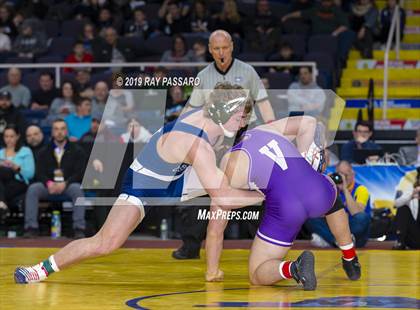 Thumbnail 1 in NYSPHSAA D1 Wrestling Championships (Finals 170 - 285 lbs) photogallery.