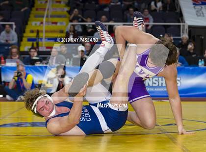 Thumbnail 1 in NYSPHSAA D1 Wrestling Championships (Finals 170 - 285 lbs) photogallery.
