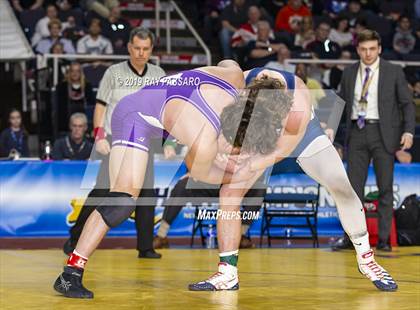 Thumbnail 1 in NYSPHSAA D1 Wrestling Championships (Finals 170 - 285 lbs) photogallery.