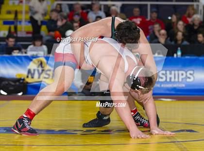 Thumbnail 1 in NYSPHSAA D1 Wrestling Championships (Finals 170 - 285 lbs) photogallery.