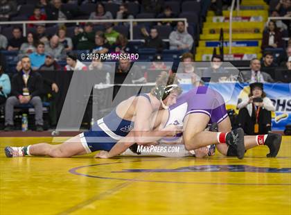 Thumbnail 3 in NYSPHSAA D1 Wrestling Championships (Finals 170 - 285 lbs) photogallery.