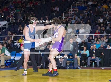 Thumbnail 1 in NYSPHSAA D1 Wrestling Championships (Finals 170 - 285 lbs) photogallery.