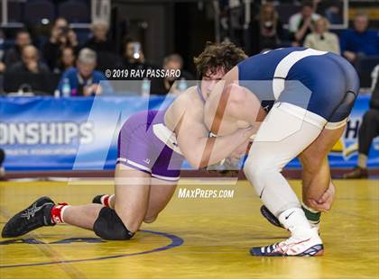 Thumbnail 1 in NYSPHSAA D1 Wrestling Championships (Finals 170 - 285 lbs) photogallery.