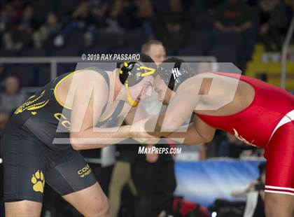 Thumbnail 3 in NYSPHSAA D1 Wrestling Championships (Finals 170 - 285 lbs) photogallery.