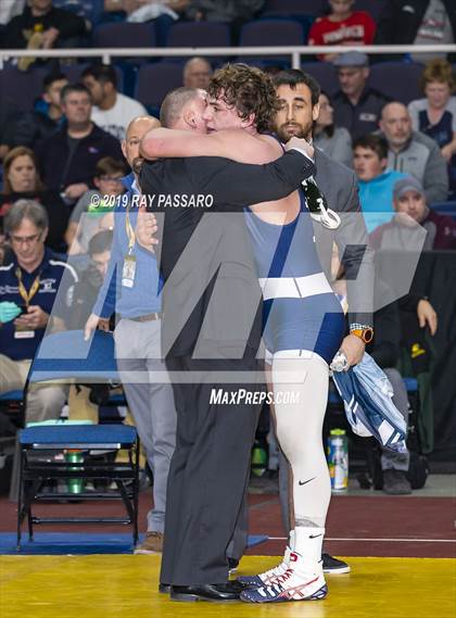 Thumbnail 1 in NYSPHSAA D1 Wrestling Championships (Finals 170 - 285 lbs) photogallery.