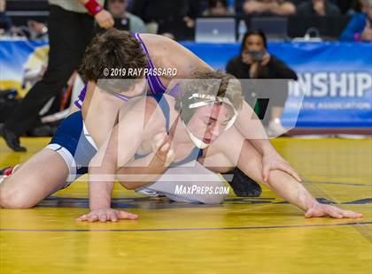 Thumbnail 3 in NYSPHSAA D1 Wrestling Championships (Finals 170 - 285 lbs) photogallery.