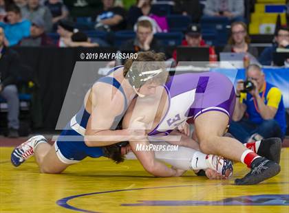 Thumbnail 2 in NYSPHSAA D1 Wrestling Championships (Finals 170 - 285 lbs) photogallery.