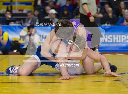 Thumbnail 2 in NYSPHSAA D1 Wrestling Championships (Finals 170 - 285 lbs) photogallery.