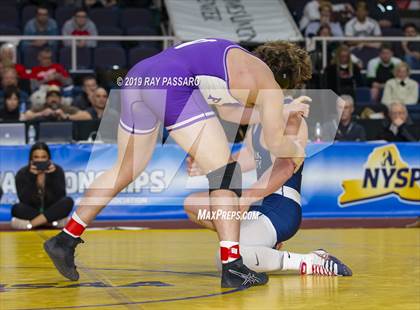Thumbnail 1 in NYSPHSAA D1 Wrestling Championships (Finals 170 - 285 lbs) photogallery.