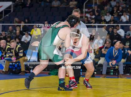 Thumbnail 3 in NYSPHSAA D1 Wrestling Championships (Finals 170 - 285 lbs) photogallery.