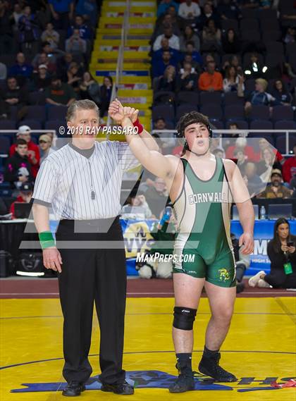 Thumbnail 1 in NYSPHSAA D1 Wrestling Championships (Finals 170 - 285 lbs) photogallery.