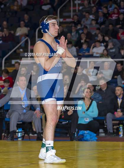 Thumbnail 1 in NYSPHSAA D1 Wrestling Championships (Finals 170 - 285 lbs) photogallery.