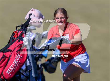 Thumbnail 1 in NCHSAA 1A/2A Girls Golf Finals (Day 2) photogallery.