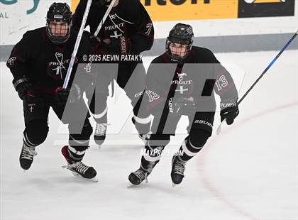 Thumbnail 2 in Prout vs. Bishop Hendricken (RIIL D1 Final) photogallery.