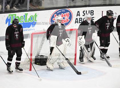 Thumbnail 2 in Prout vs. Bishop Hendricken (RIIL D1 Final) photogallery.