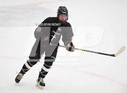 Thumbnail 2 in Prout vs. Bishop Hendricken (RIIL D1 Final) photogallery.