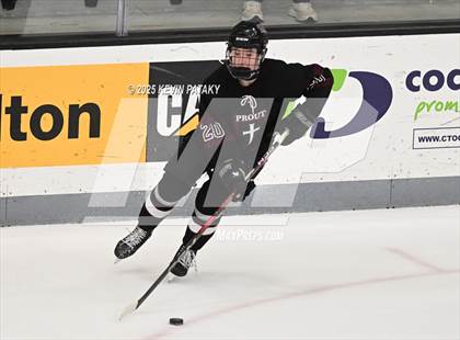 Thumbnail 3 in Prout vs. Bishop Hendricken (RIIL D1 Final) photogallery.