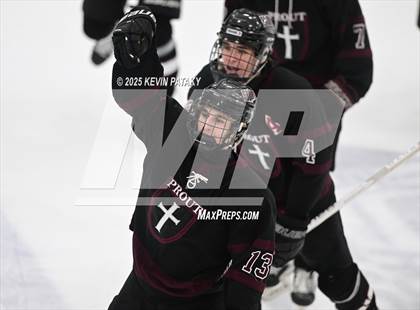 Thumbnail 2 in Prout vs. Bishop Hendricken (RIIL D1 Final) photogallery.
