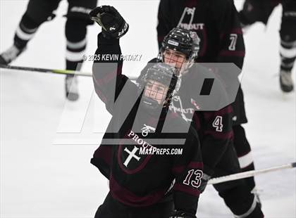 Thumbnail 3 in Prout vs. Bishop Hendricken (RIIL D1 Final) photogallery.