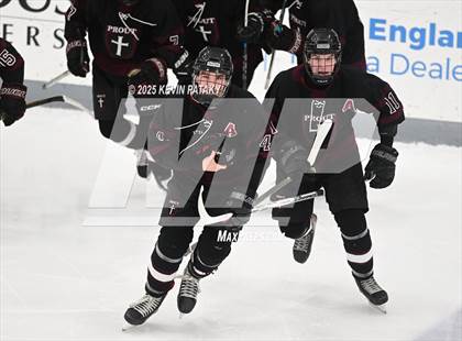 Thumbnail 3 in Prout vs. Bishop Hendricken (RIIL D1 Final) photogallery.