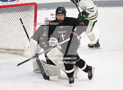Thumbnail 2 in Prout vs. Bishop Hendricken (RIIL D1 Final) photogallery.